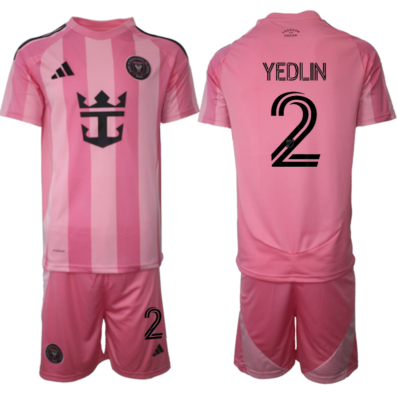 Men 2025-2026 Club Inter Milan CF home Pink #2 Soccer Jersey